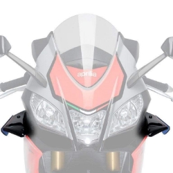 Afbeeldingen van Side Spoiler Downforce blauw van Puig voor de Aprilia RSV4 RR / RF '15-20