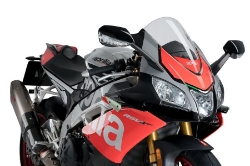 Afbeeldingen van Side Spoiler Downforce groen van Puig voor de Aprilia RSV4 RR / RF '15-20