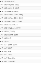 Afbeeldingen van ERGO Sport motorbike mirror Flash diverse BMW modellen - black Wunderlich