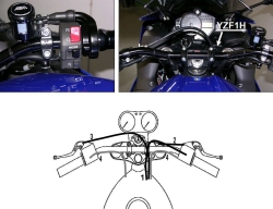 Afbeeldingen van Superbikestuurombouw A1 kit Yamaha YZF-R1 2009-2014