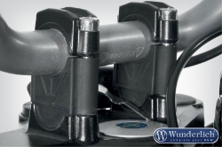 Afbeeldingen van Handlebar riser for models without BMW navigation system 35mm BMW R1200GS/Adventure -'07 - black Wunderlich