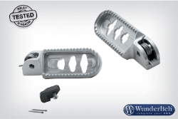 Afbeeldingen van Footrest lowering kit - silver BMW R1200GS LC/Adventure Wunderlich