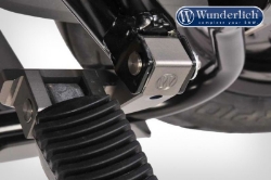 Afbeeldingen van Passenger footrest lowering kit diverse BMW modellen - titanium Wunderlich