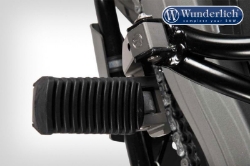 Afbeeldingen van Passenger footrest lowering kit diverse BMW modellen - titanium Wunderlich