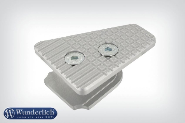 Afbeeldingen van Brake lever extension BMW F650GS '08-/ F700GS/ F800GS '12-- silver Wunderlich