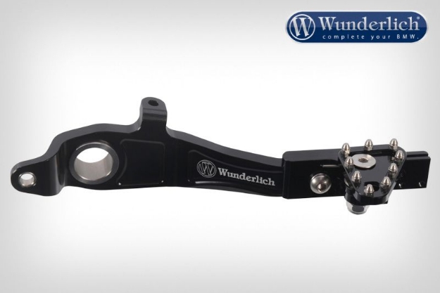 Afbeeldingen van Adjustable foot brake lever - black BMW R1200GS LC/AdventureWunderlich