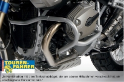 Afbeeldingen van Engine protection bars BMW R1200GS / Adventure '-13 - silver Wunderlich
