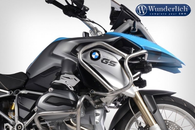 Afbeeldingen van Crash bar ADVENTURE STYLE BMW R1200GS LC '13-'16 - stainless steel Wunderlich