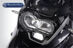 Afbeeldingen van Foldable headlight protector clear BMW R1200GS LC/ Adventure - black Wunderlich