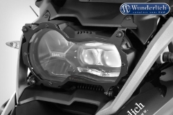 Afbeeldingen van Foldable headlight protector clear BMW R1200GS LC '17-- black Wunderlich