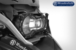 Afbeeldingen van Foldable headlight protector clear BMW R1200GS LC '17-- black Wunderlich