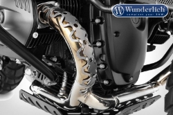 Afbeeldingen van Header pipe protector diverse BMW modellen - silver Wunderlich