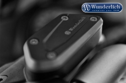 Afbeeldingen van Clutch and brake reservoir cover set diverse BMW modellen - titanium Wunderlich