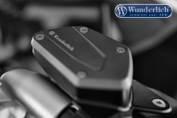 Afbeeldingen van Clutch and brake reservoir cover set diverse BMW modellen - titanium Wunderlich