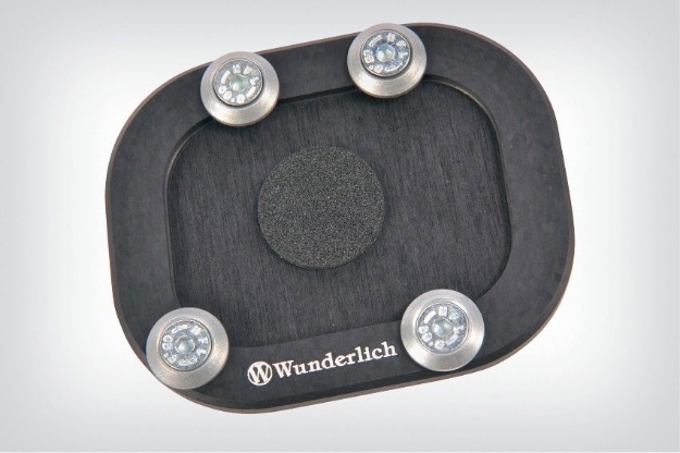 Afbeeldingen van Side stand enlarger BMW R1150/1100/850GS - black Wunderlich