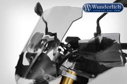 Afbeeldingen van Hand guards CLEAR PROTECT diverse BMW modellen - smoked grey Wunderlich