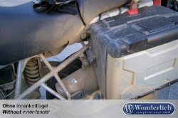 Afbeeldingen van Inner fender with or Without ESA BMW R1200GS/Adventure '09-- black Wunderlich