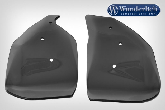 Afbeeldingen van Foot protectors CLEAR PROTECT diverse BMW modellen - smoked grey Wunderlich