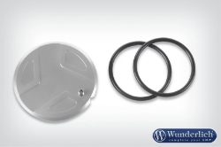 Afbeeldingen van Swingarm pivot covers left diverse BMW modellen - silver Wunderlich