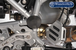 Afbeeldingen van Swingarm pivot cover classic design left diverse BMW modellen - titanium Wunderlich