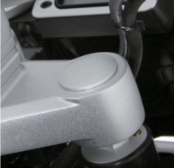 Afbeeldingen van Fork Tube Cover Set BMW R1200GS/Adv. -'13 - silver Wunderlich