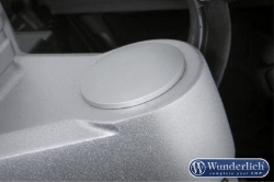 Afbeeldingen van Fork tube cover set diverse BMW modellen - silver Wunderlich