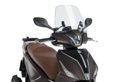 Afbeeldingen van Windscherm scooter model Traffic Puig voor Kymco People 125 S '18--transparant