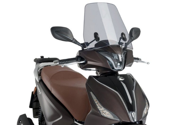 Afbeeldingen van Windscherm scooter model Urban Puig voor Kymco People 125 S '18--licht getint