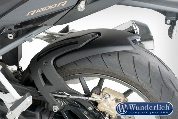Afbeeldingen van Rear hugger light BMW R1200R(S) LC - black Wunderlich