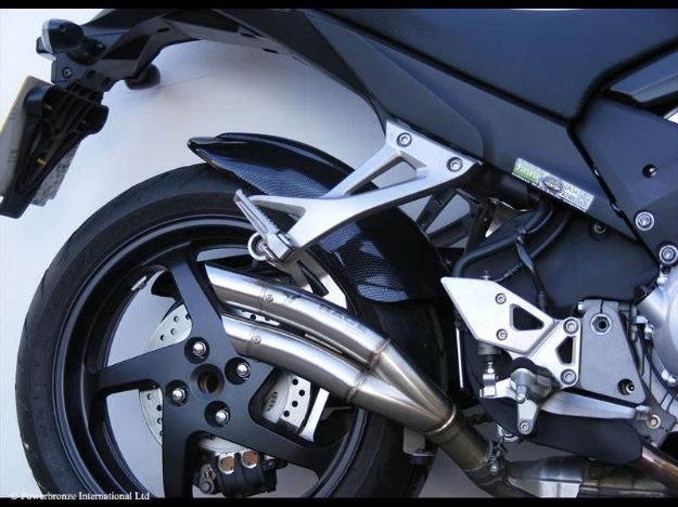 Afbeeldingen van Achterspatbord zwart Honda Crossrunner / VFR800FI V-TEC 2002-