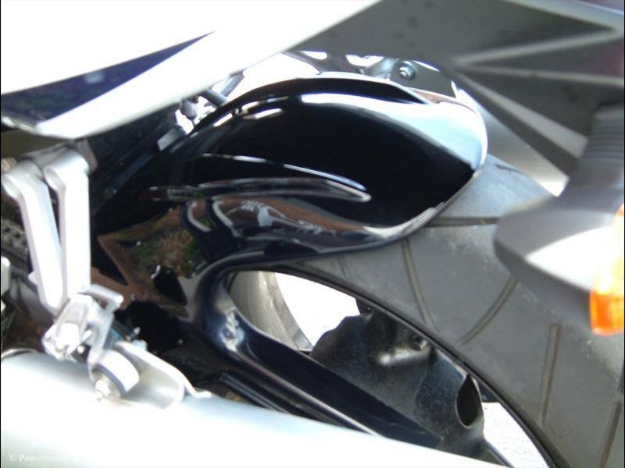 Afbeeldingen van Achterspatbord zwart Suzuki SV1000N/S 2003-