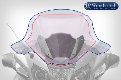 Afbeeldingen van Touring Screen BMW R1200RT LC '14- Wunderlich smokey grey