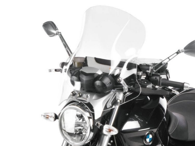 Afbeeldingen van Touring screen VarioErgo BMW R1200R -'14 - clear Wunderlich