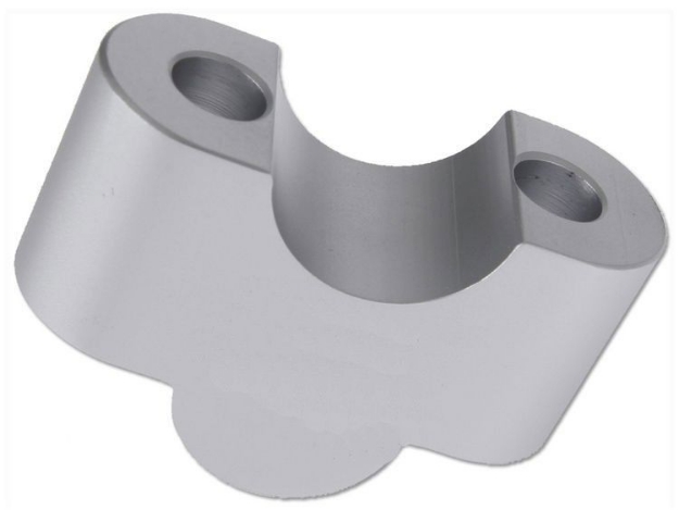 Afbeeldingen van Handlebar riser ABE approved 25mm BMW F800R -'14 - silver Wunderlich