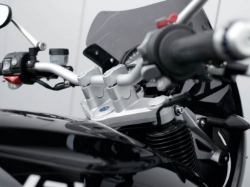 Afbeeldingen van Handlebar risers 25mm BMW R1200R '11-'14 - silver Wunderlich