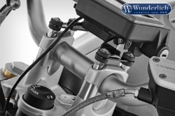 Afbeeldingen van Handlebar riser for Models with BMW Navigation System BMW R1200R(S) LC - silver Wunderlich