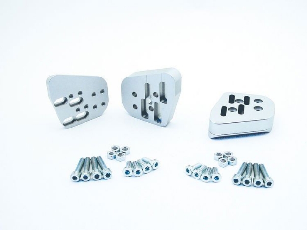 Afbeeldingen van VarioErgo handlebar riser Kit BMW R1200RT '10-'13 - silver Wunderlich