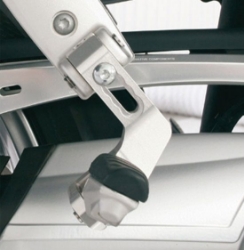 Afbeeldingen van ERGO Passenger + footrest lowering kit BMW R1200R -'14/ R1200S(T)/ R nine T '14-'16 - silver