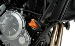 Afbeeldingen van Eindrubbers voor Puig R19 sliders (set)-oranje