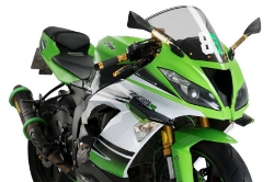 Afbeeldingen van Side Spoiler Downforce Sport Puig Kawasaki ZX6-R '09-18 - groen