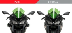 Afbeeldingen van Side Spoiler Downforce Sport Puig Kawasaki ZX6-R '19- - blauw