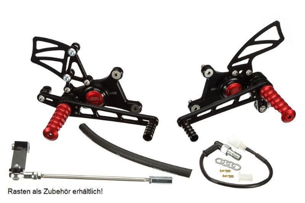 Afbeeldingen van Rem/schakelset ABM model Exzentro Suzuki GSX-R1000 2007-2008