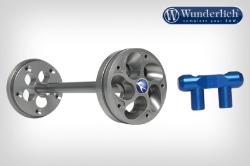 Afbeeldingen van Hub cover Â»TORNADOÂ« diverse BMW modellen - titanium Wunderlich