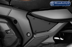 Afbeeldingen van Side cover set BMW K1600B/Grand America - black Wunderlich