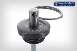 Afbeeldingen van Oil filler plug with dip stick BMW K1600B/Grand American/GT/GTL - titanium Wunderlich