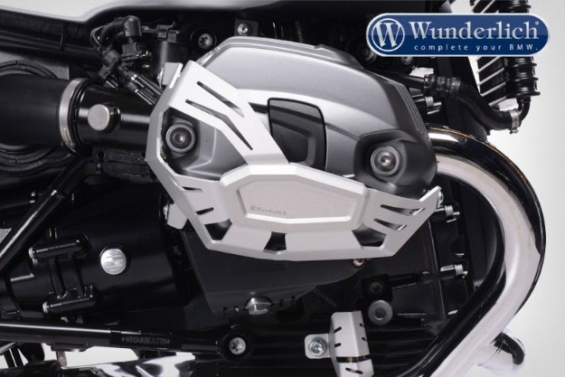Afbeeldingen van Valve cover & cylinder protectors left + right diverse BMW modellen - silver Wunderlich
