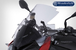 Afbeeldingen van Windscreen Â»MARATHONÂ« high BMW S1000R '14-- smoked grey Wunderlich