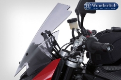 Afbeeldingen van Windscreen Â»MARATHONÂ« high BMW S1000R '14-- smoked grey Wunderlich