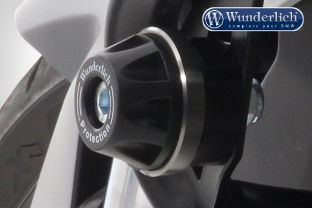 Afbeeldingen van Crash pads for the crash bars BMW S1000XR - titanium Wunderlich