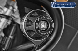 Afbeeldingen van Crash pads for the crash bars BMW S1000XR - titanium Wunderlich